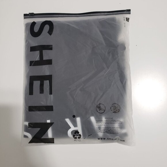 New Shein Manfinity Homme Men's Tee Paris Print in Black - Size Large - Picture 5 of 5